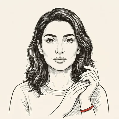 Illustrated portrait of Priya